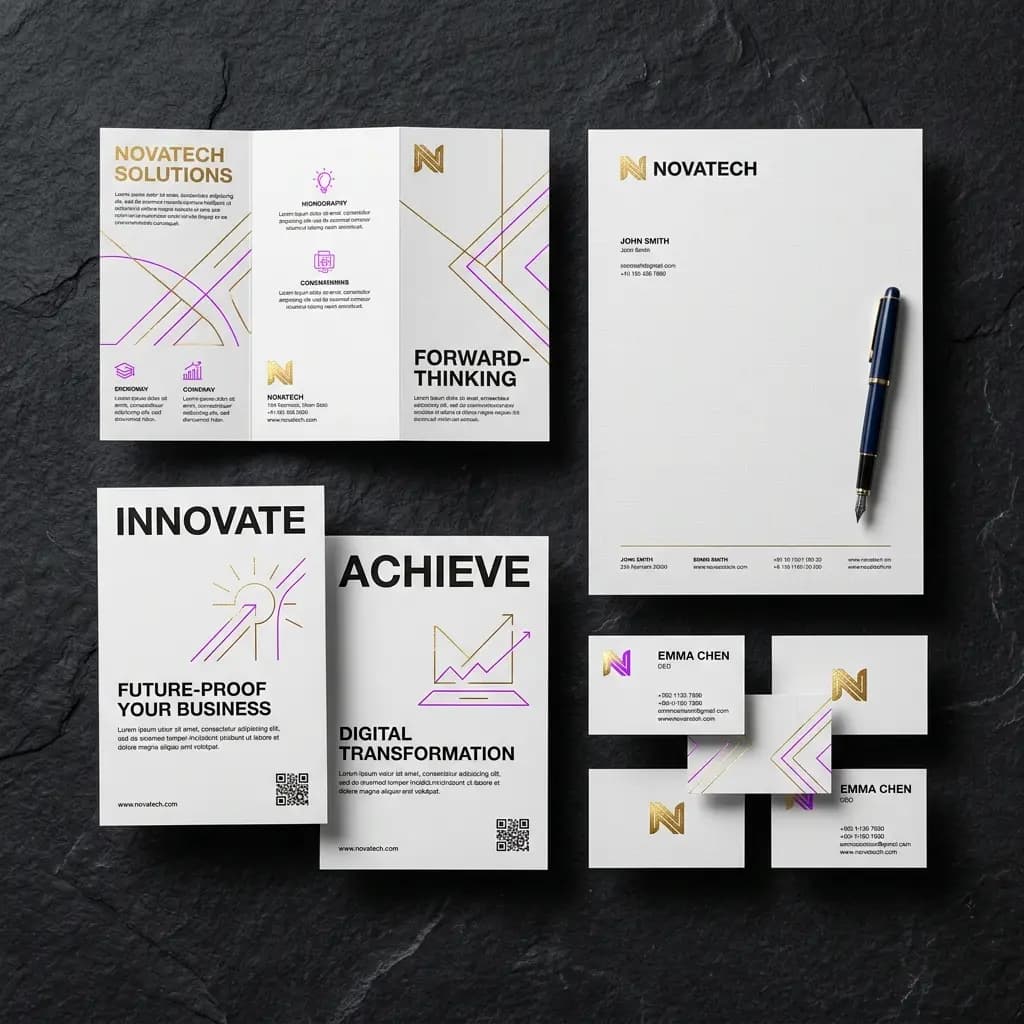 Print & Marketing Material Design Brochures, flyers and print marketing materials