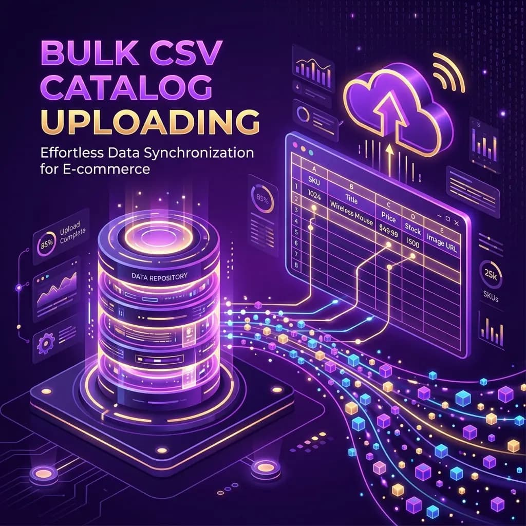 Bulk CSV Uploading Bulk CSV Catalog Uploading by MaaJanki Web Tech