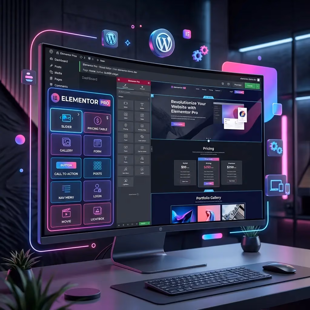 Elementor Pro - WordPress Page Builder Plugin - Developed by MaaJanki Web Tech Elementor Pro - WordPress Page Builder Plugin